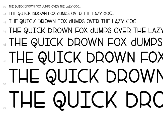 Head Versus Heart font waterfall